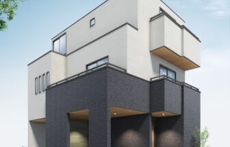 建築オーダーパース。茅ヶ崎市の戸建・外観。