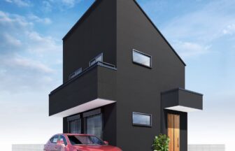 建築オーダーパース。三鷹市の戸建・外観。