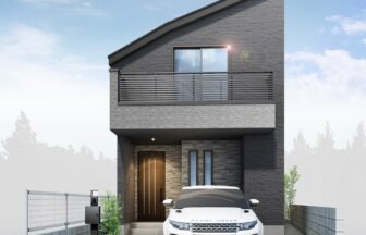 建築オーダーパース。練馬区の戸建・外観。