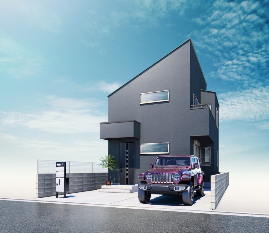 建築パース | 小平市の戸建・外観 - 522