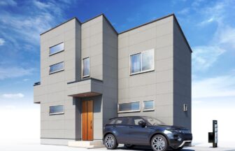 建築オーダーパース。三鷹市の戸建・外観。