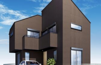 建築オーダーパース。小平市の戸建・外観。