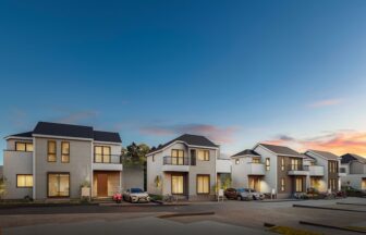 建築オーダーパース。昭島市の戸建・外観。