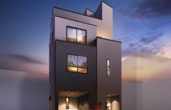 建築オーダーパース。川口市の戸建・外観。