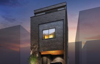 建築オーダーパース。蕨市の戸建・外観。