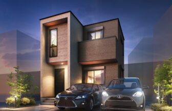 建築オーダーパース。さいたま市の戸建・外観。