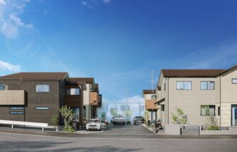 建築オーダーパース。さいたま市の戸建・外観。