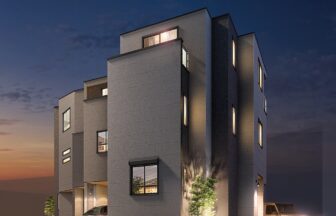 建築オーダーパース。川口市の戸建・外観。